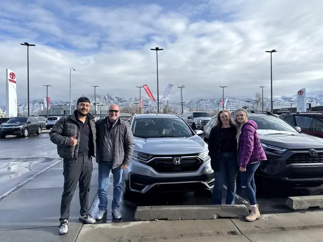 Delivery day at Karl Malone Toyota