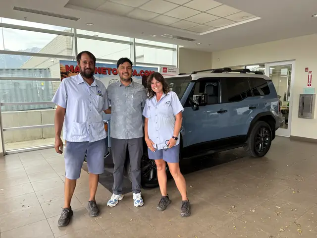 Delivery day at Karl Malone Toyota