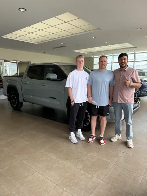 Delivery day at Karl Malone Toyota