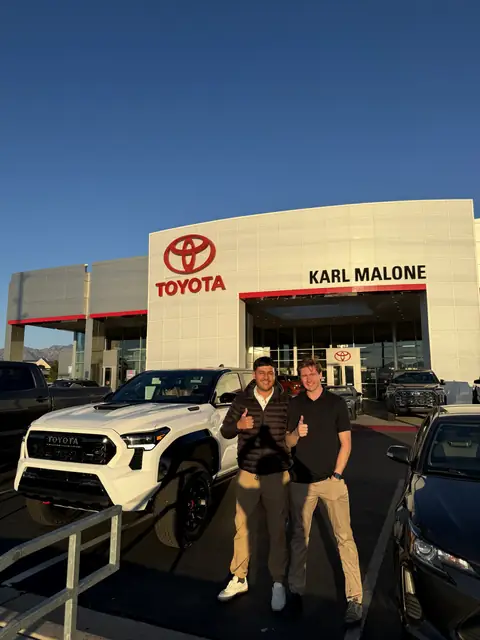 Delivery day at Karl Malone Toyota