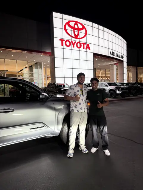 Delivery day at Karl Malone Toyota
